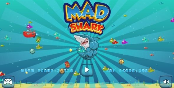 Mad Shark - HTML5 Game, Mobile Version + AdMob!!! (Construct 3 | Construct 2 | Capx) - 49