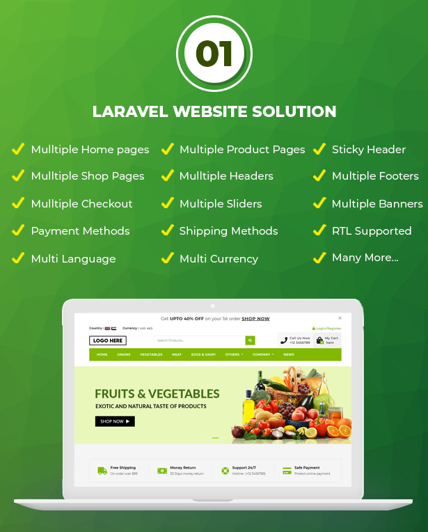 Ecommerce Solution with Delivery App For Grocery, Food, Pharmacy, Any Store / Laravel + Android Apps - 3