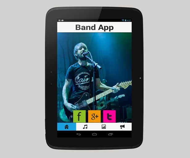 Musician - A Music Band Android App - 5