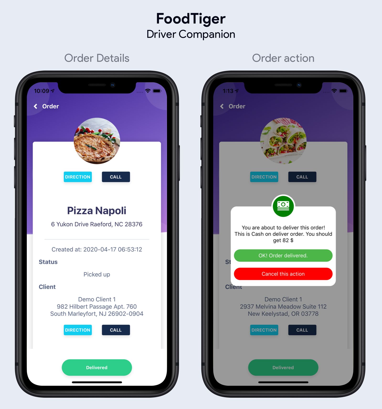 Driver Companion App for FoodTiger Delivery - 6