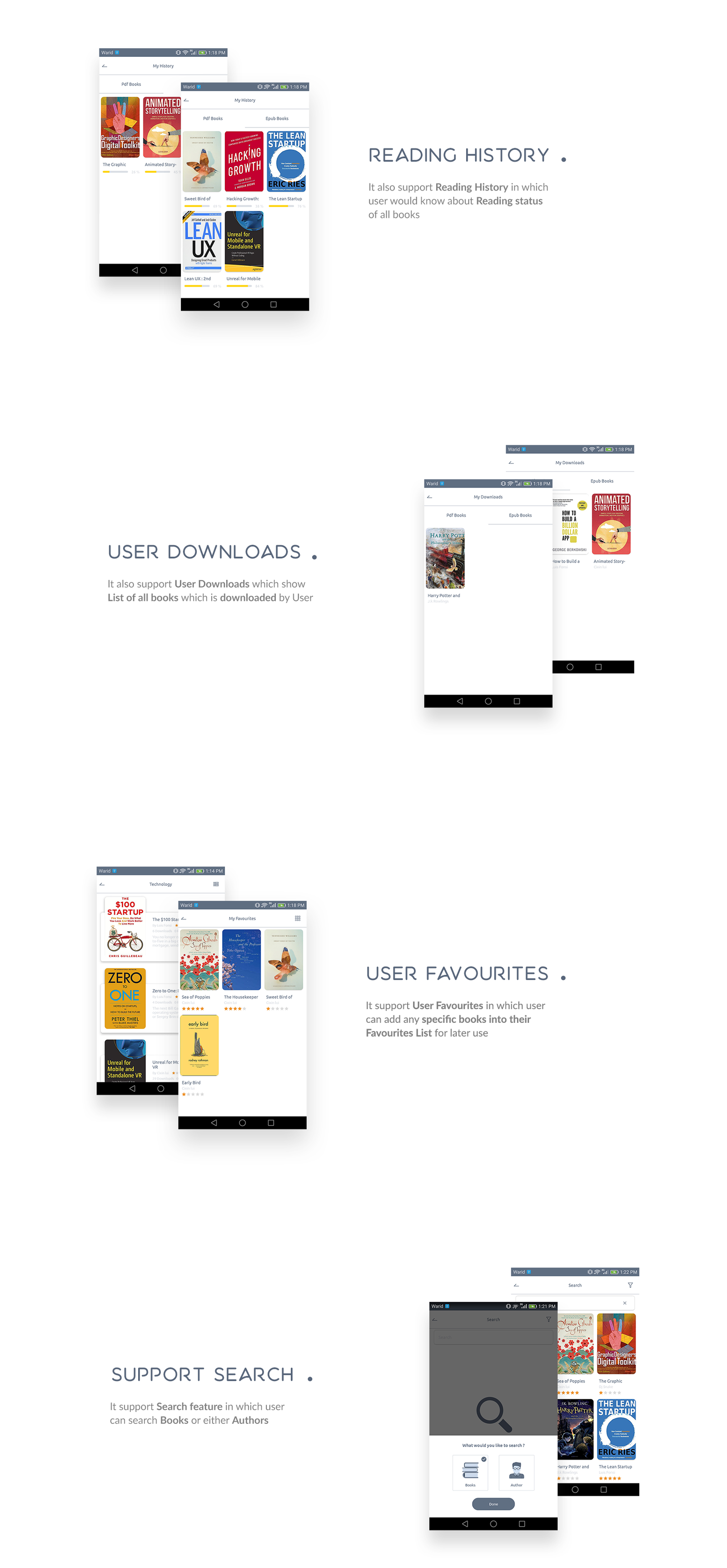 Books4u - Android Ebook App + Admin panel - 6