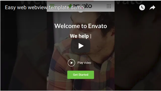 Easy Web - Android Native WebView | WebToApp Template with Admob and Push Notification - 5