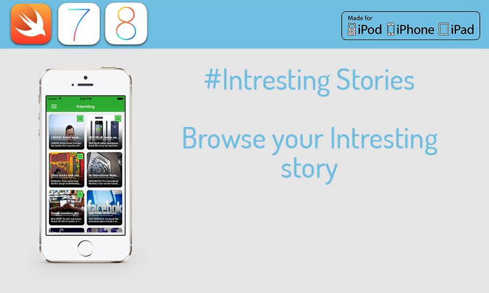 MultiPurpose News/Story/Portfolio for iOS in SWIFT - 12