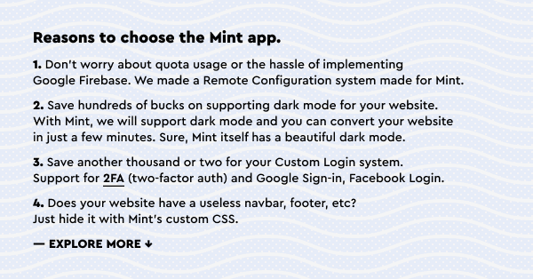 Mint - WebView & Multi-purpose Android App With Remote Config - 2