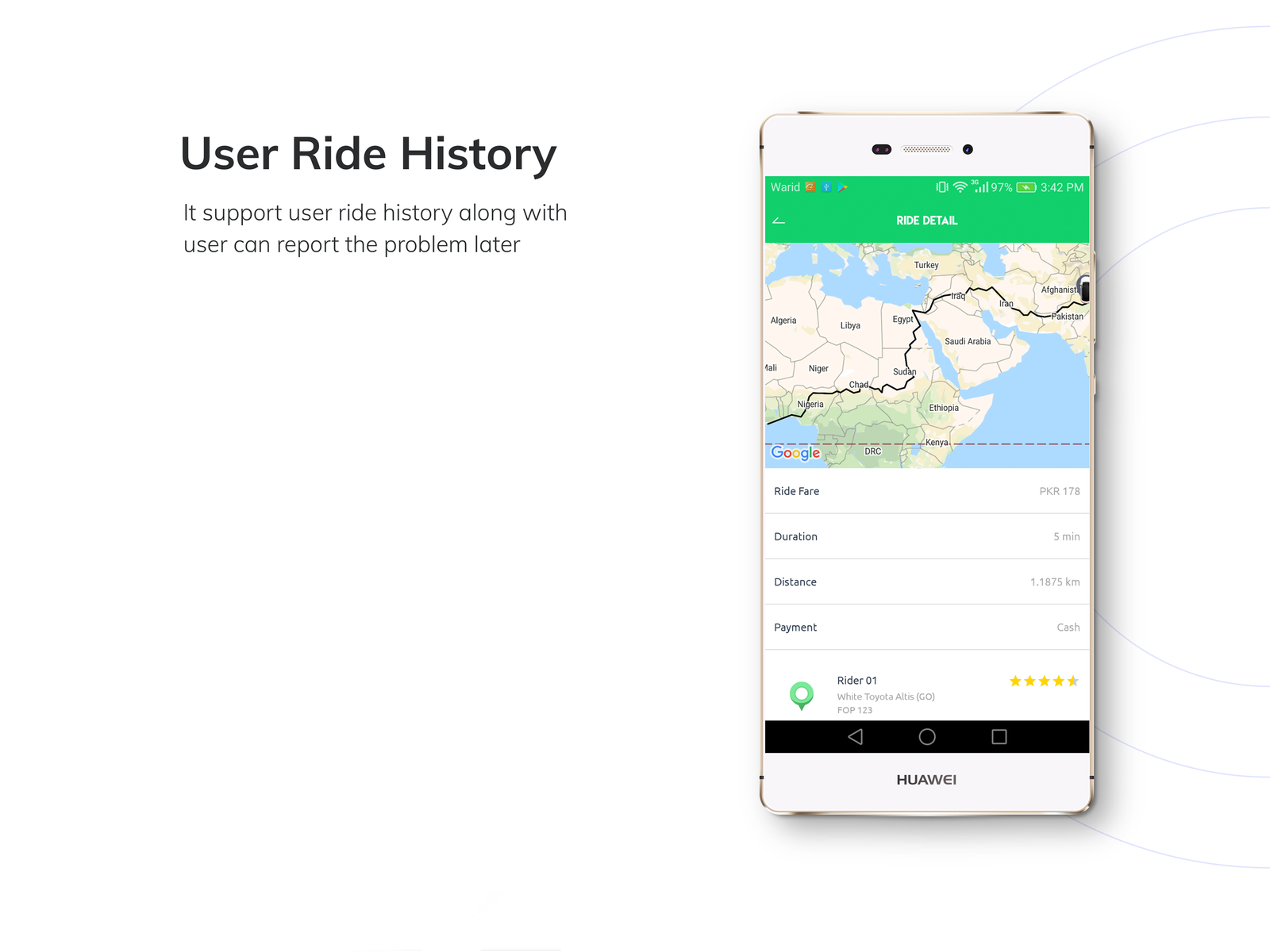 Kareem Taxi App - Cab Booking Solution + admin panel - 9