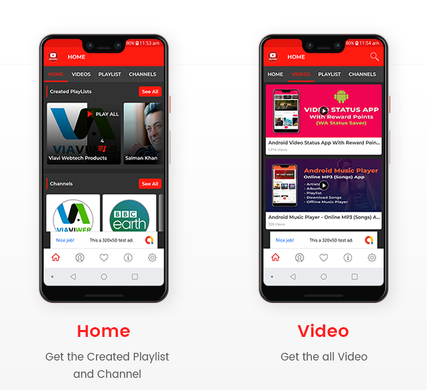 Android MyTube App (Youtubers,YT Channels,YT Playlist,YT Videos, Admob with GDPR) - 8