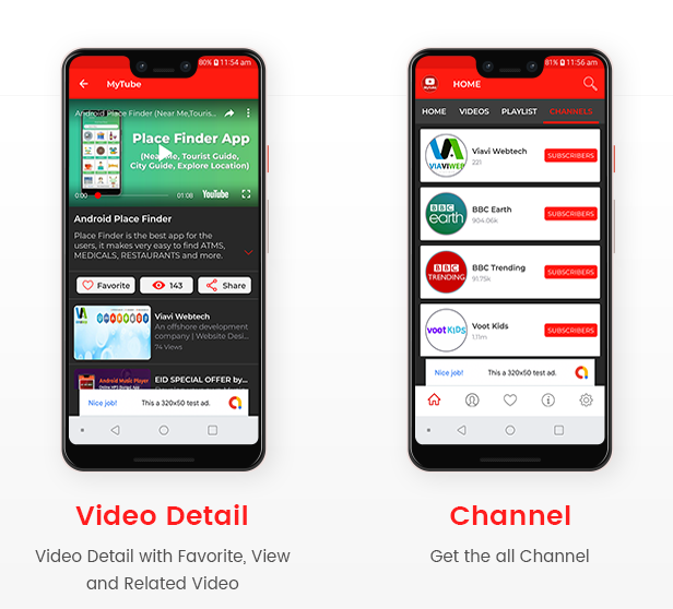 Android MyTube App (Youtubers,YT Channels,YT Playlist,YT Videos, Admob with GDPR) - 10