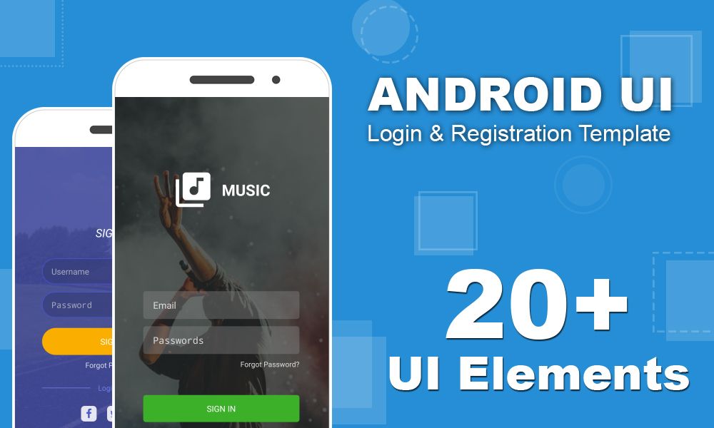 Android Login & Register Template - 1