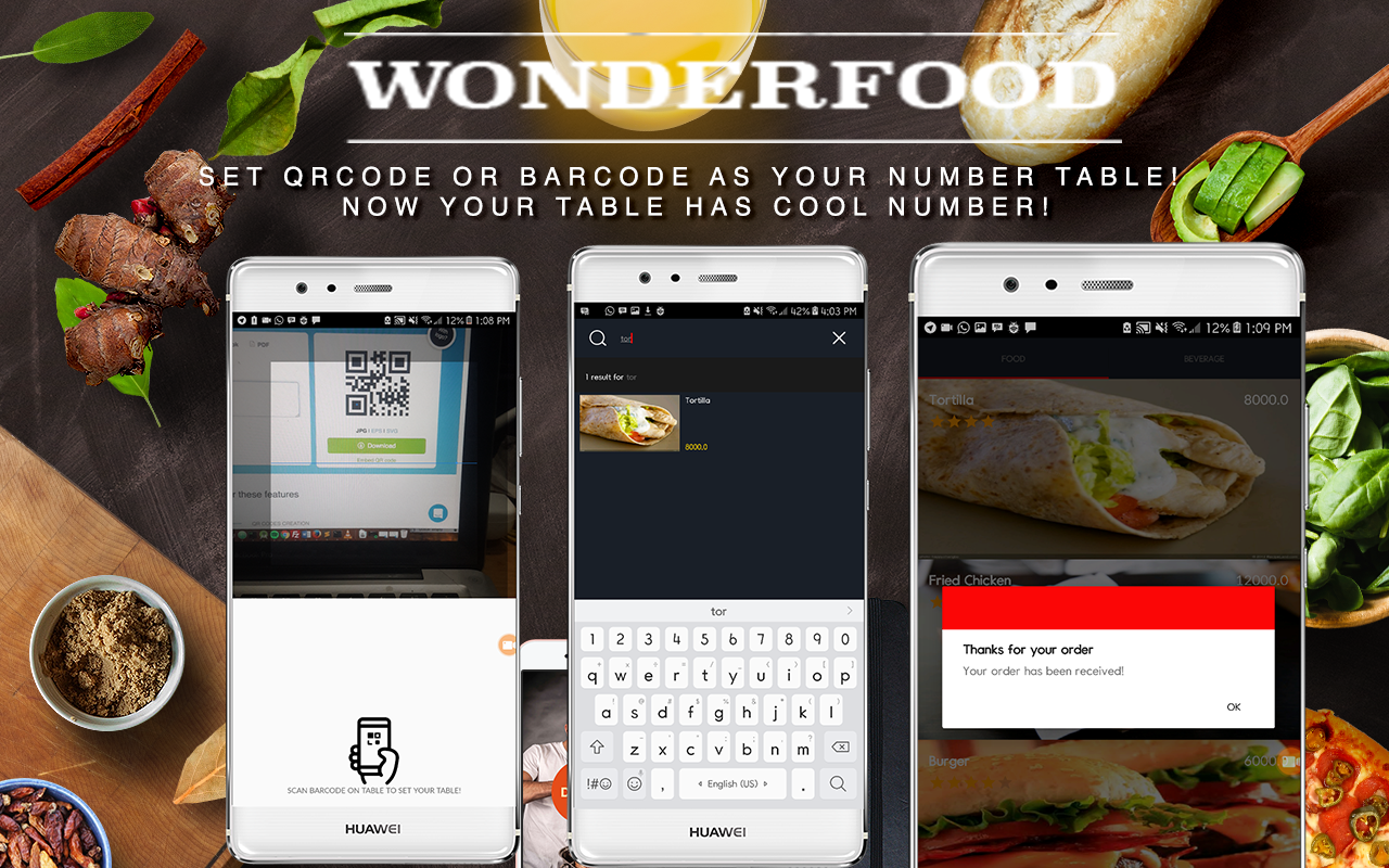Wonderfood, Food Ordering Management System - 2