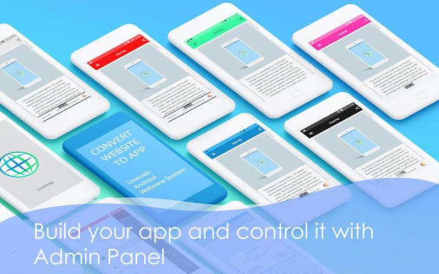 Liveweb Android Webview App With Admin Panel + Push Notification + Admob | Convert Website To App - 7