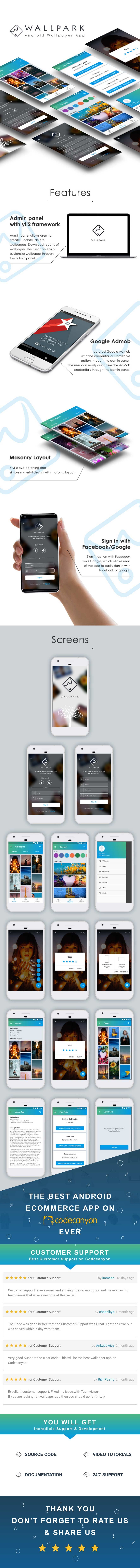 Wallpark - An android HD Wallpaper app with admin panel - 6