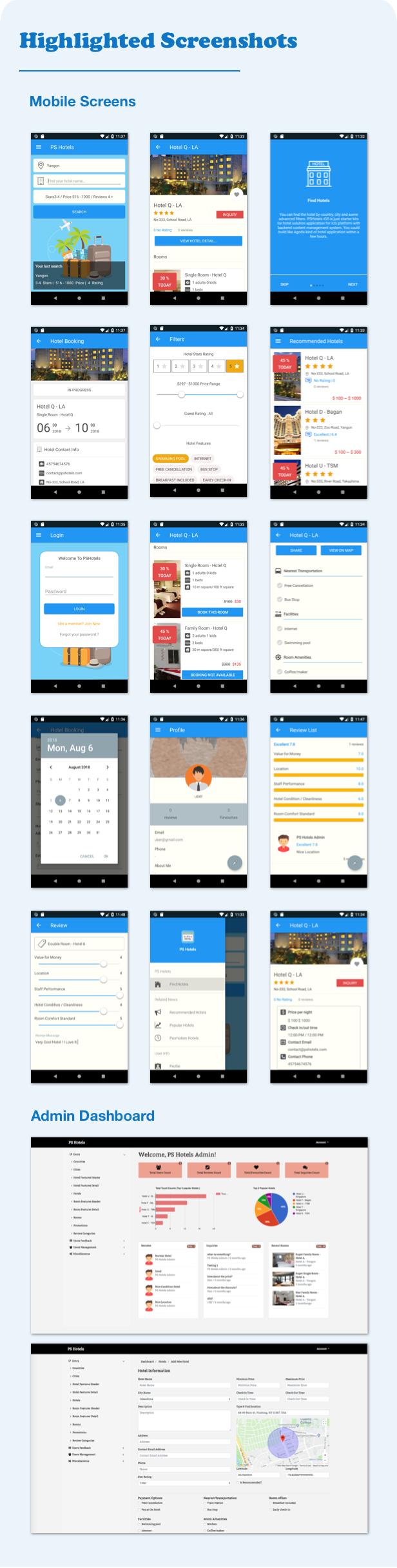 Hotels Android App With Material Design & PHP Backend (V1.8) - 8