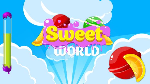 Sweet world - HTML5 game. Construct2 (.capx) + mobile - 10