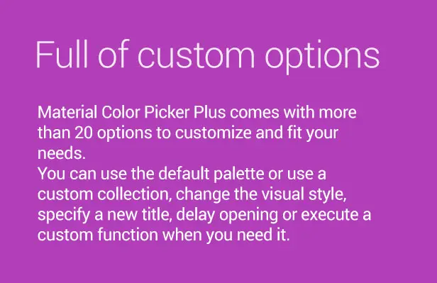 Material Color Picker Plus Features 2