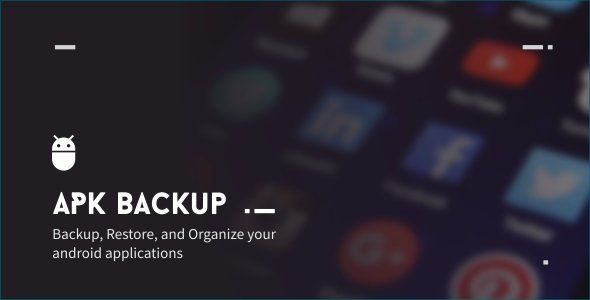 APK Backup 2.2 Android Ecommerce Mobile App template