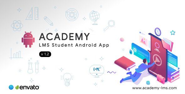 Academy Lms Student Android App Android Books, Courses &amp; Learning Mobile App template