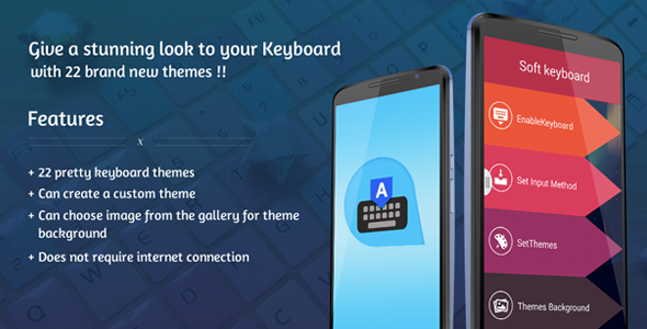 Android Keyboard Themes Android  Mobile App template