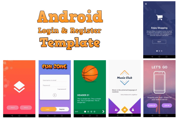 Android Login & Register Template - 3
