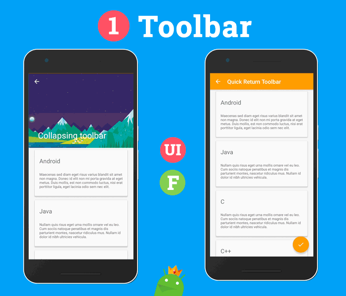 Android Ultimate - Material Design UI + Features Template - 2