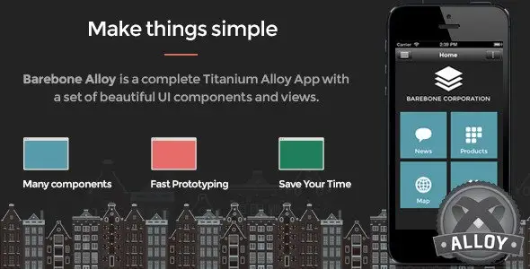 Barebone Alloy - Full Application Android News &amp; Blogging Mobile App template