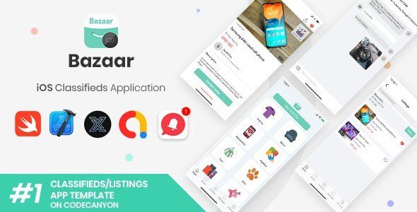 Bazaar | iOS Social Listings/Classifieds Shopping Application [XServer] Android Ecommerce Mobile App template