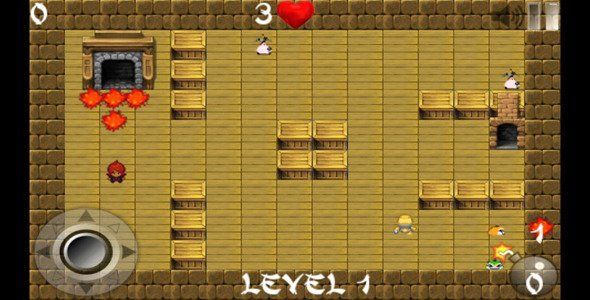 Bomberman Game - Android Game with Admob Android Game Mobile App template