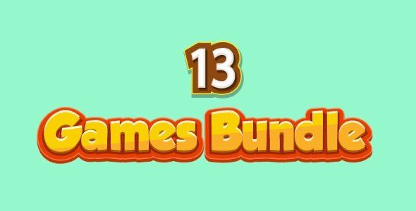 Bundle N°1 : 13 HTML5 GAMES - For Web & Mobile + AdMob (CAPX, C3p and HTML5) Android Game Mobile App template