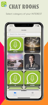 Buzz It | iOS Universal Public Audio Chat App (Swift) - 15