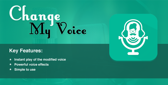 Change My Voice Android  Mobile App template