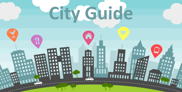 City Guide Android  Mobile App template