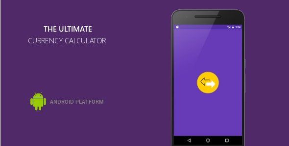 Currency Calculator Android  Mobile App template