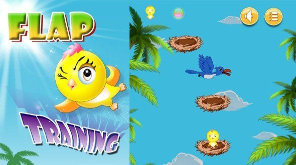 Flap Training Game With AdMob Android Game Mobile App template
