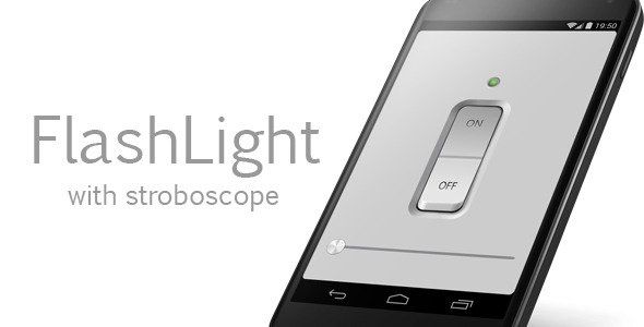 FlashLight with stroboscope Android  Mobile App template