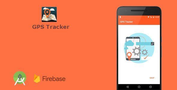 GPS Tracker (Android Studio + Firebase App) Android Developer Tools Mobile App template