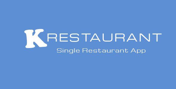 K-Restaurant Mobile App Android Food &amp; Goods Delivery Mobile App template