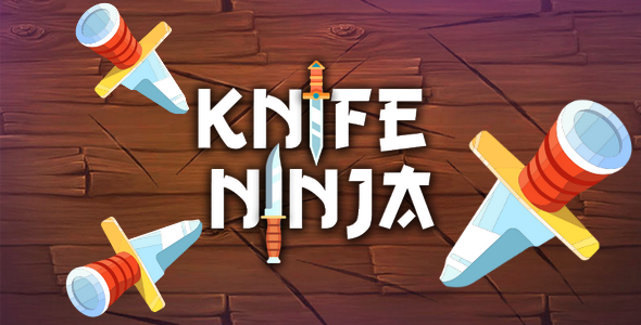 Knife ninja - html5 game Android Game Mobile App template