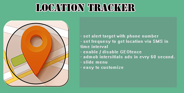 Location Tracker Android  Mobile App template