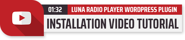 Luna Radio Player Plugin with Audio Visualizer