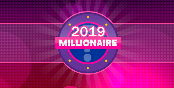 Millionaire 2019 - tv quiz, 300 random questions Android Game Mobile App template