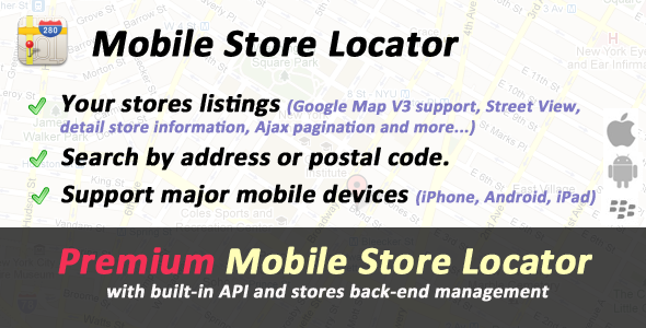 Mobile Store Locator Android Ecommerce Mobile App template