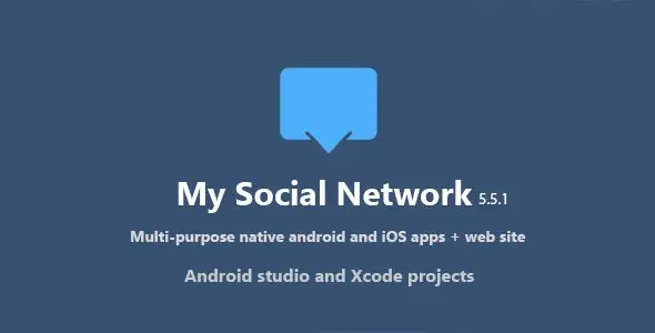 My Social Network (App and Website) Android Chat &amp; Messaging Mobile App template