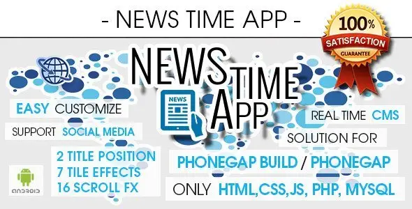 News App With CMS & Push Notifications - Android [ 2020 Edition ] Android News &amp; Blogging Mobile App template