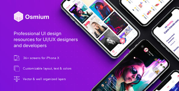 Osmium UI Kit for Adobe XD  Ecommerce Design Uikit