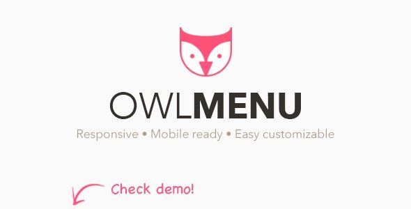 Owl Menu: Multipurpose WordPress Menu Plugin Android Developer Tools Mobile App template