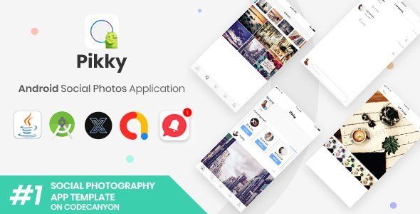 Pikky | Android Instagram-like Social Media Application [XServer] Android Utilities Mobile App template
