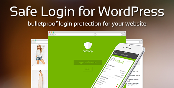 Safe Login for Wordpress - Premium Security Plugin Android Crypto &amp; Blockchain Mobile App template