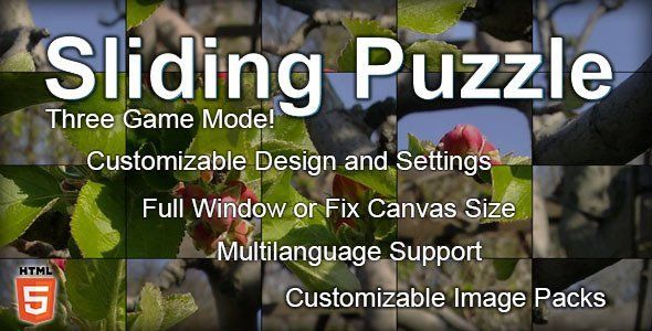 Sliding Puzzle Android Game Mobile App template