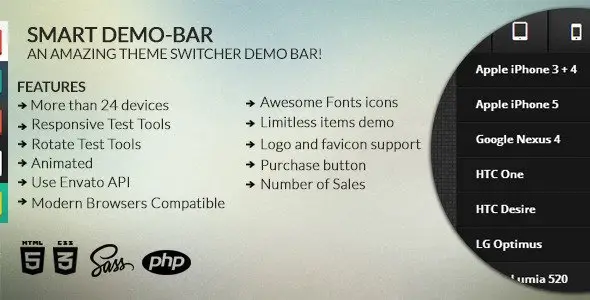 Smart Demo-bar Android  Mobile App template