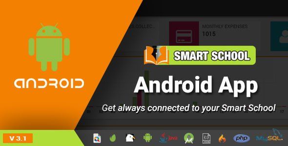 Smart School Android App - Mobile Application for Smart School Android Travel Booking &amp; Rent Mobile App template