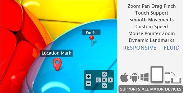 Smooth Zoom Pan - jQuery Image Viewer Android  Mobile App template